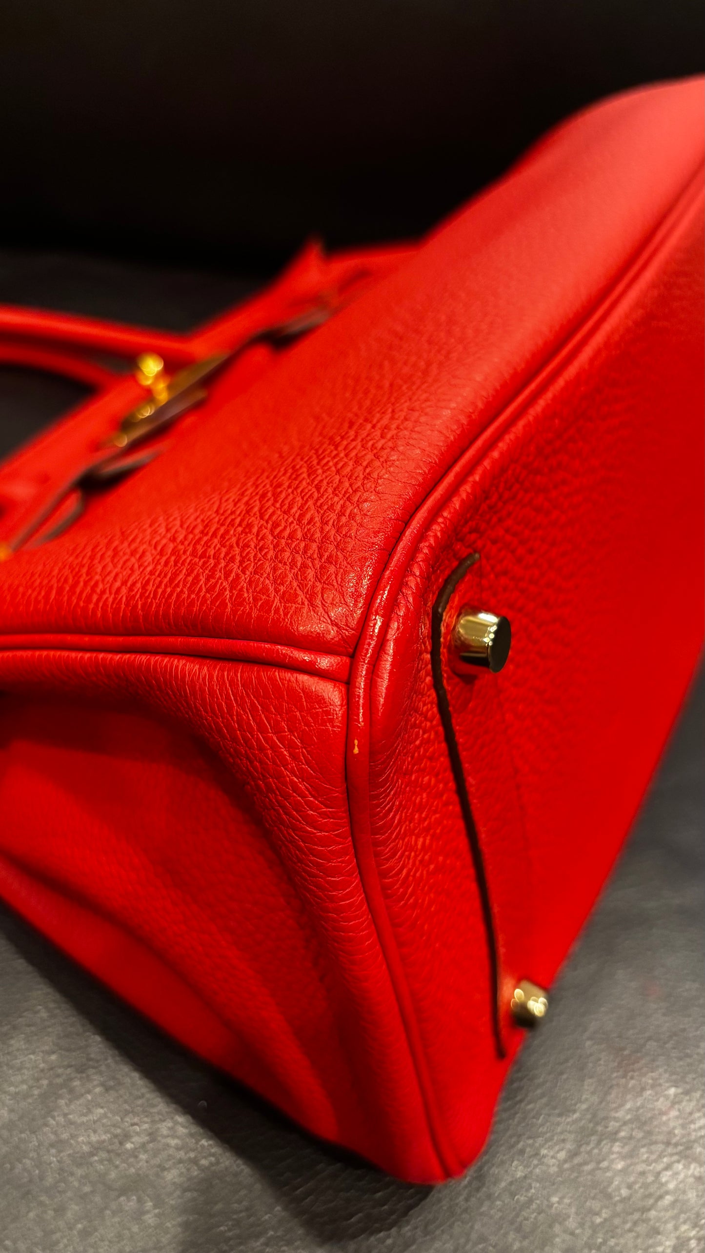 Birkin 30 Togo Vermillion GHW
