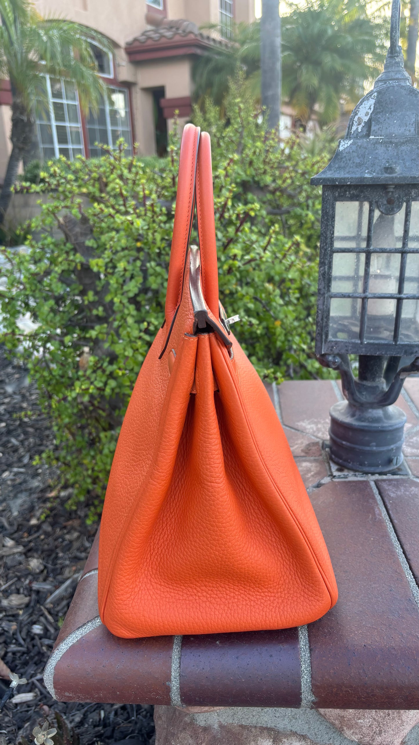 Birkin 35 Orange PHW