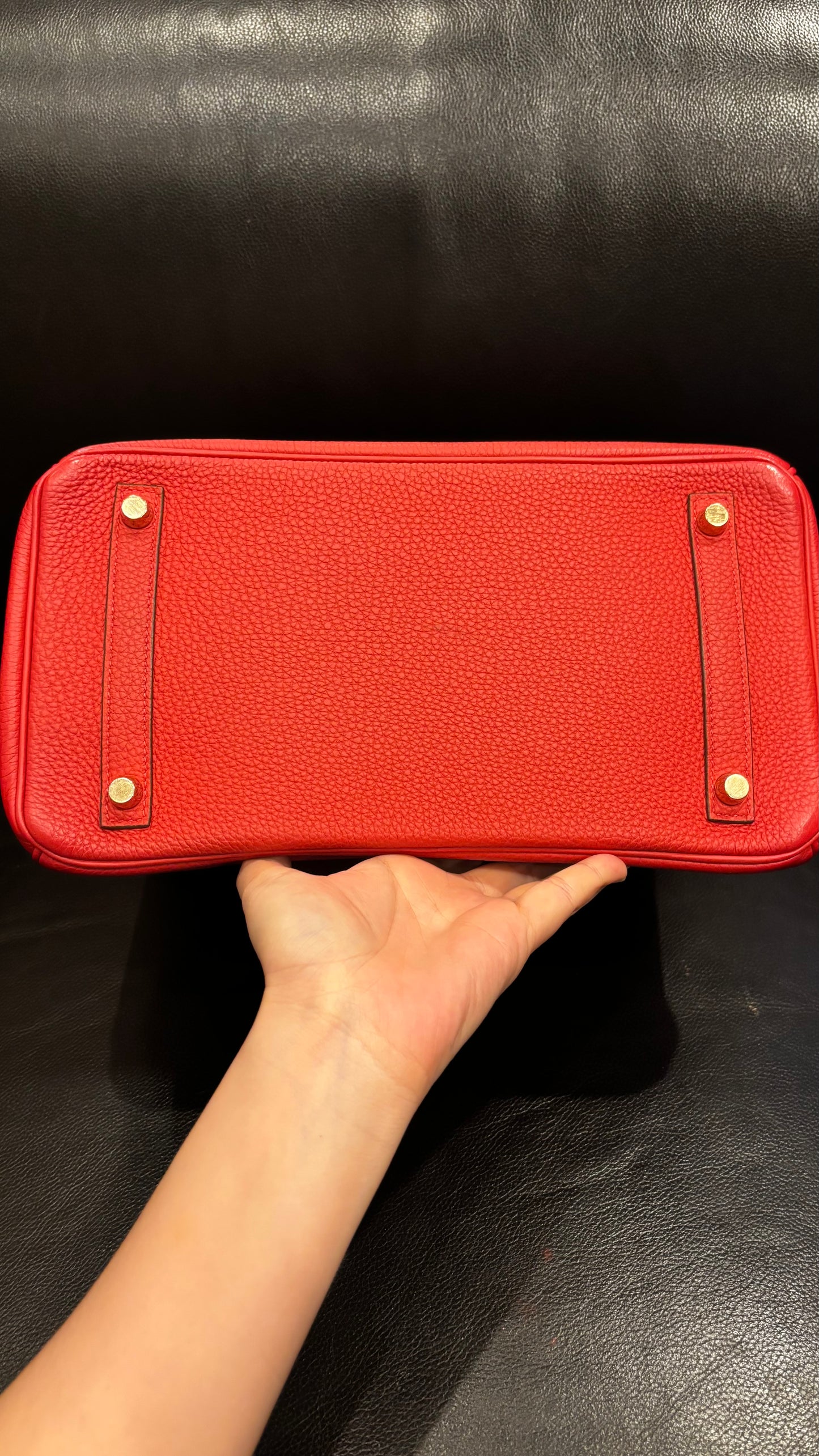 Birkin 30 Togo Vermillion GHW