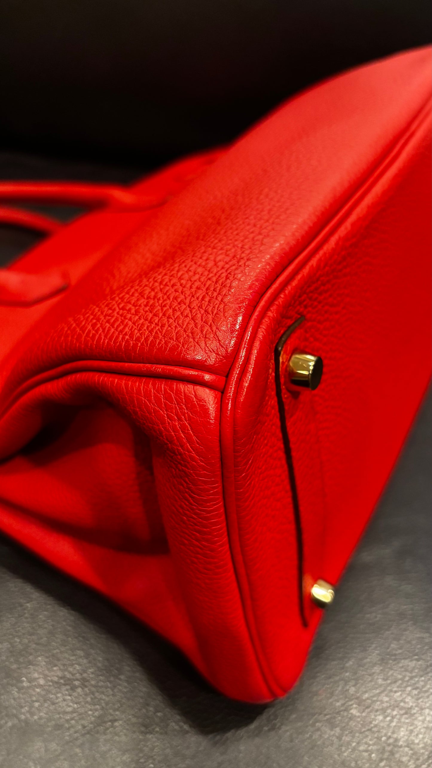 Birkin 30 Togo Vermillion GHW