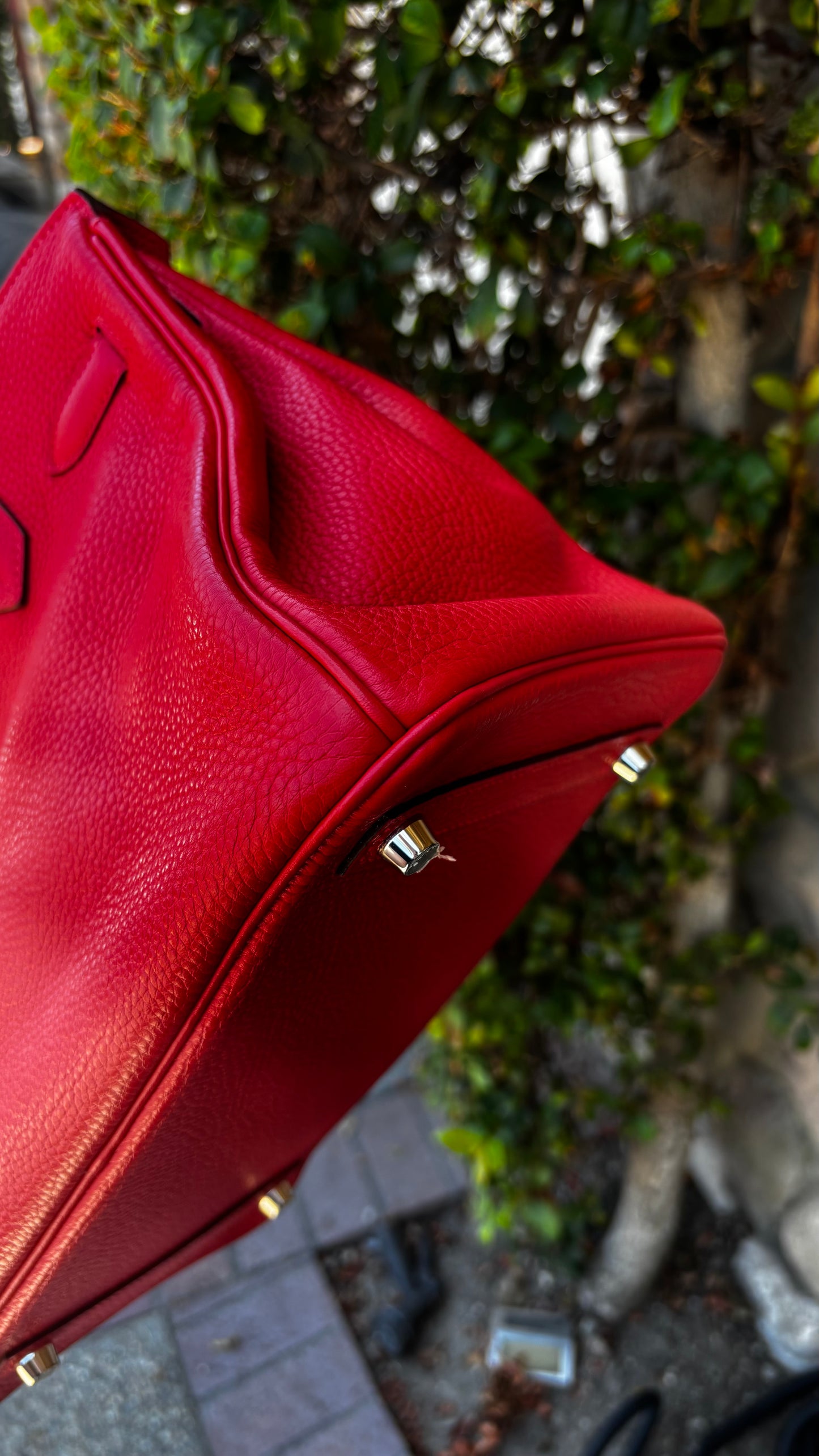 Birkin 30 Clemence Rouge Tomate PHW 2017 (wire price)