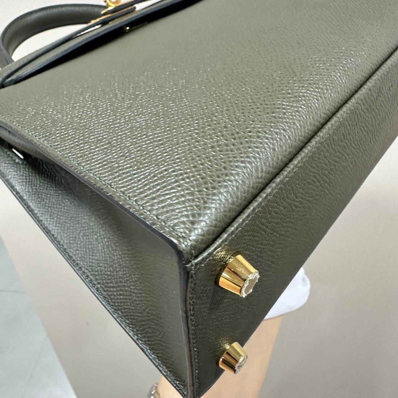 Kelly 25 Epsom Vert De Gris GHW
