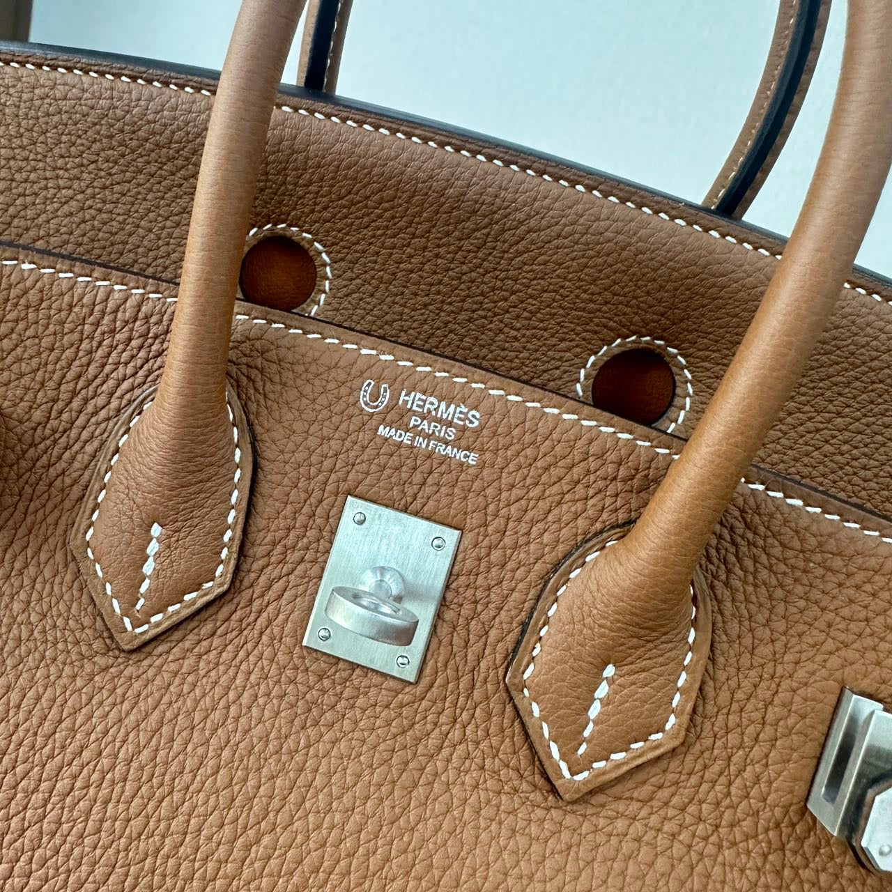 Birkin 25 Togo Gold Brushed PHW