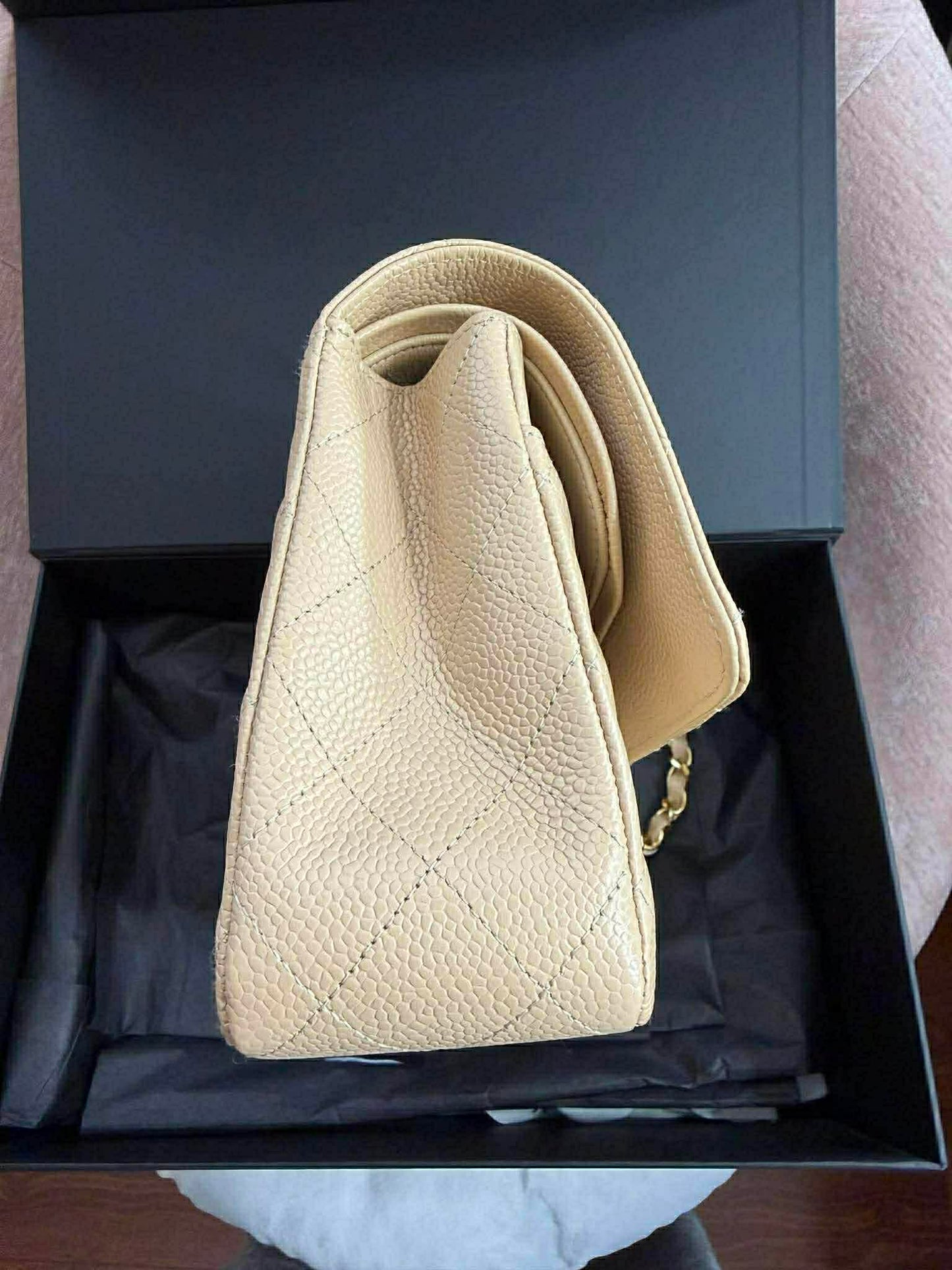 Chanel Classic Flap Medium Beige (wire price)