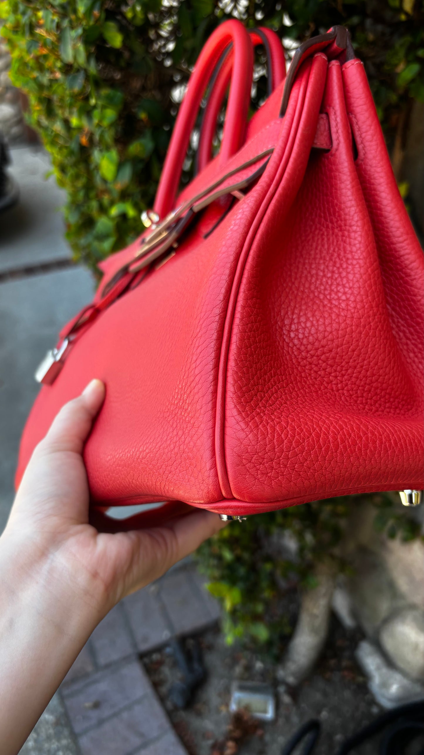 Birkin 30 Clemence Rouge Tomate PHW 2017 (wire price)
