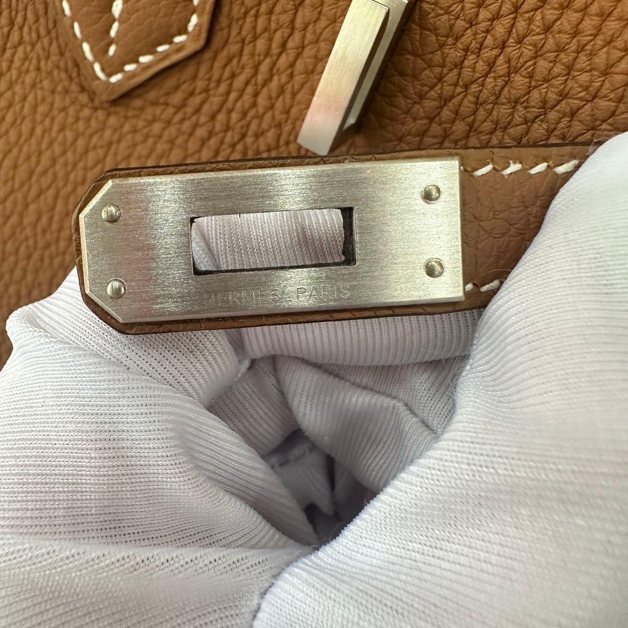 Birkin 25 Togo Gold Brushed PHW