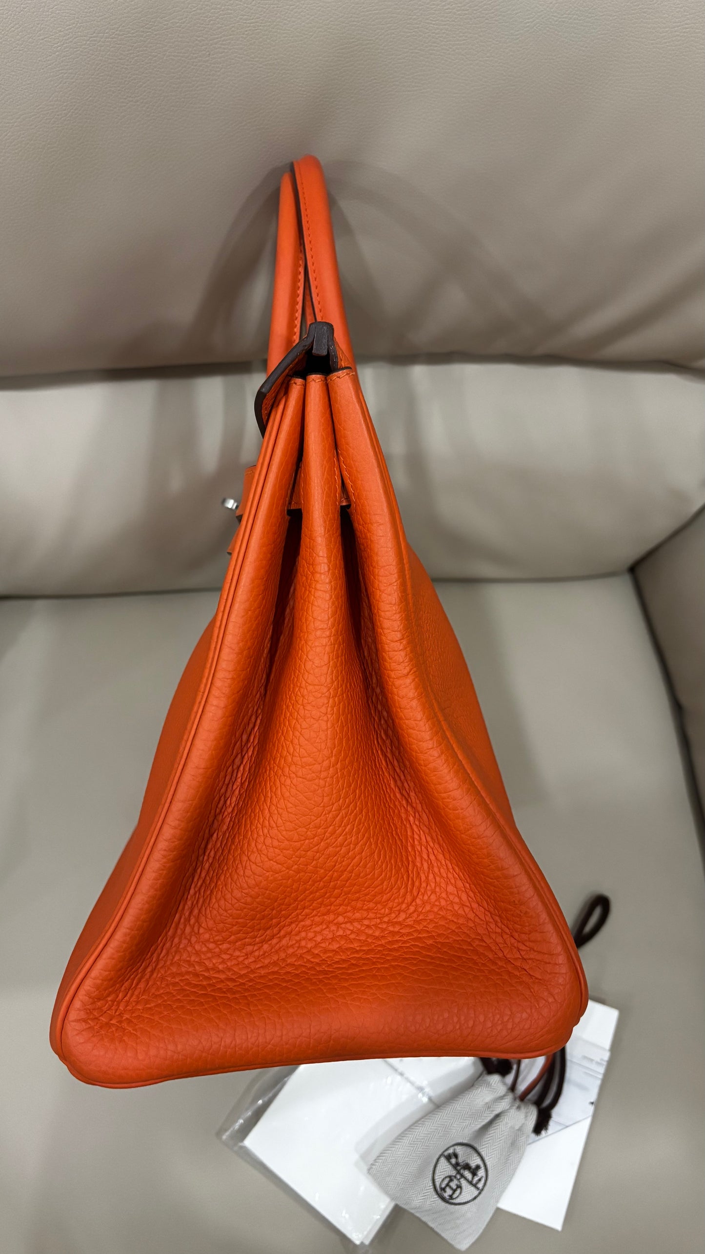 Birkin 35 Orange PHW