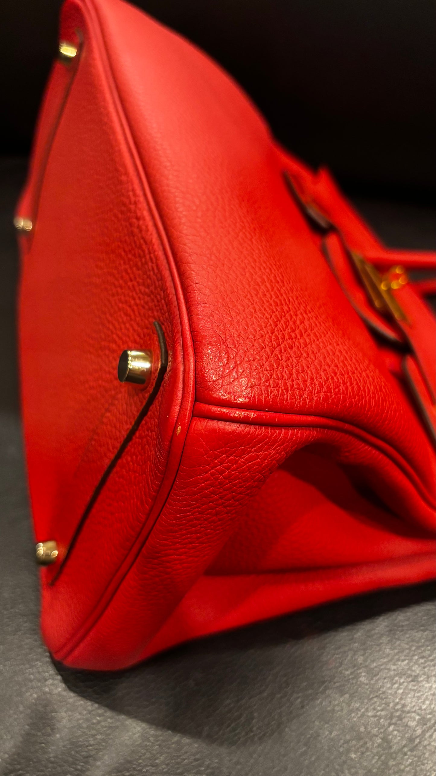 Birkin 30 Togo Vermillion GHW