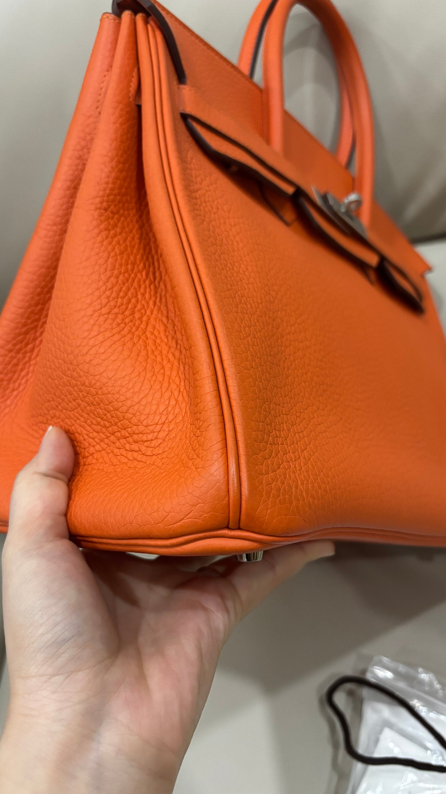Birkin 35 Orange PHW