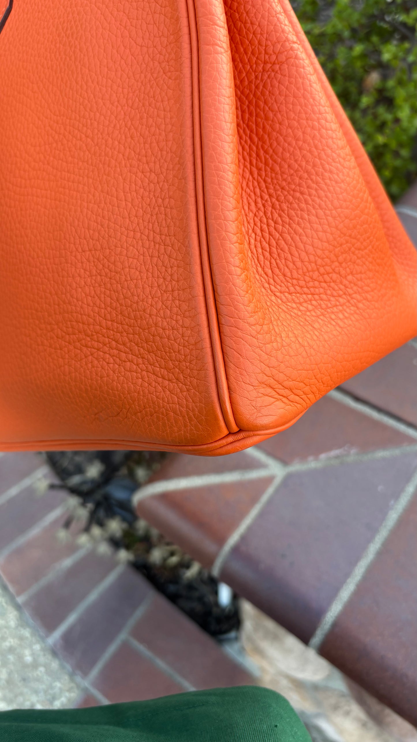 Birkin 35 Orange PHW