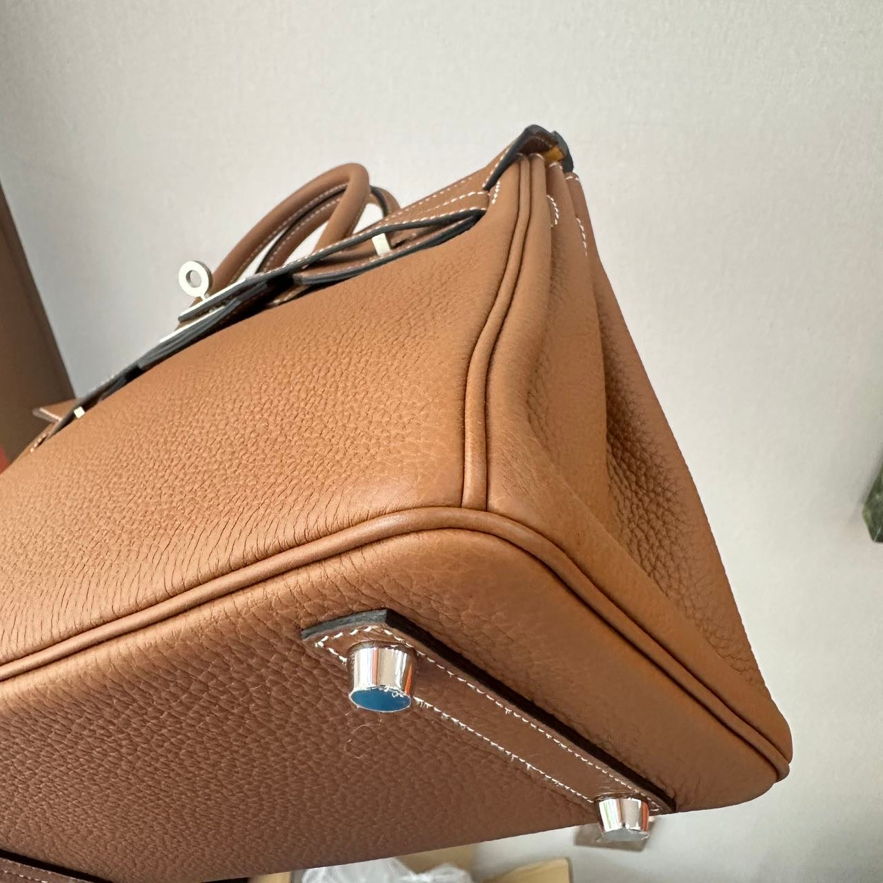 Birkin 25 Togo Gold Brushed PHW