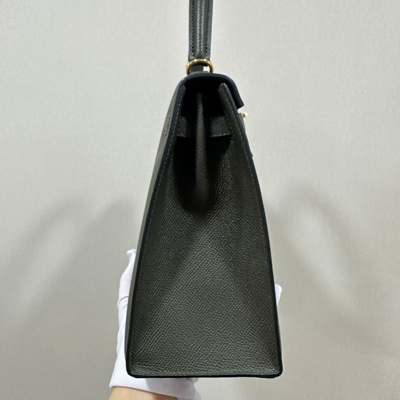 Kelly 25 Epsom Vert De Gris GHW