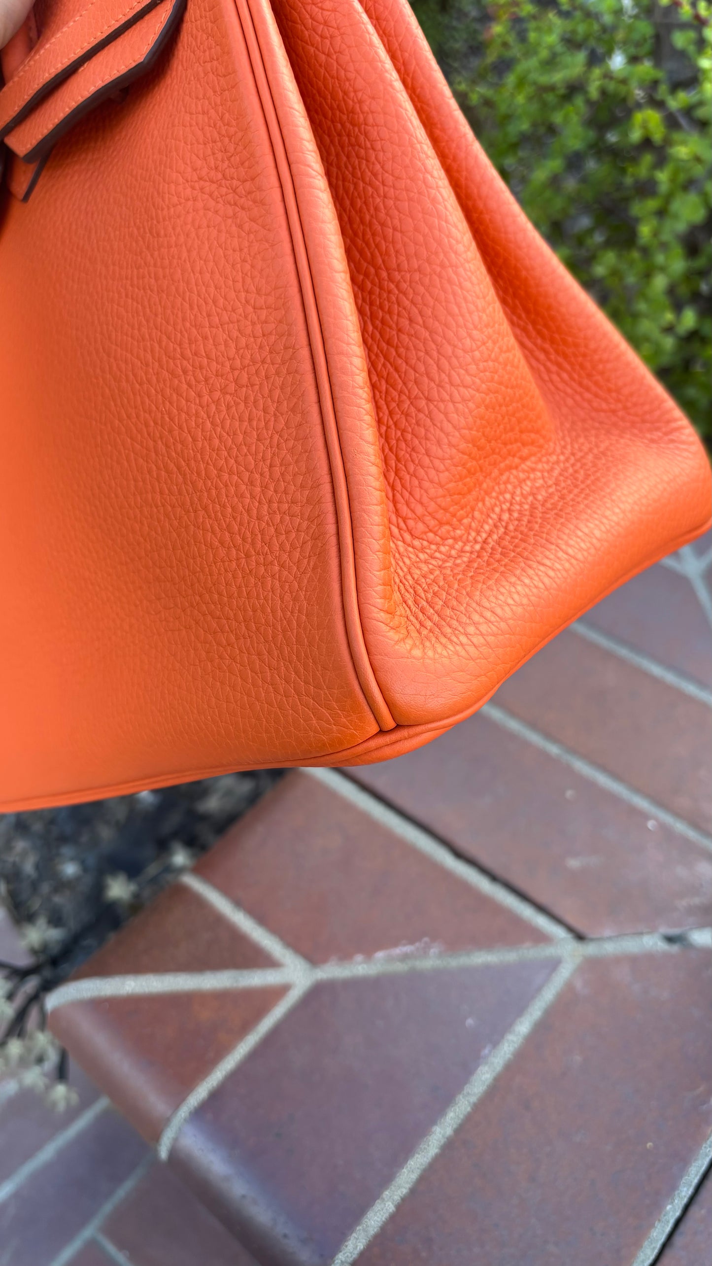 Birkin 35 Orange PHW