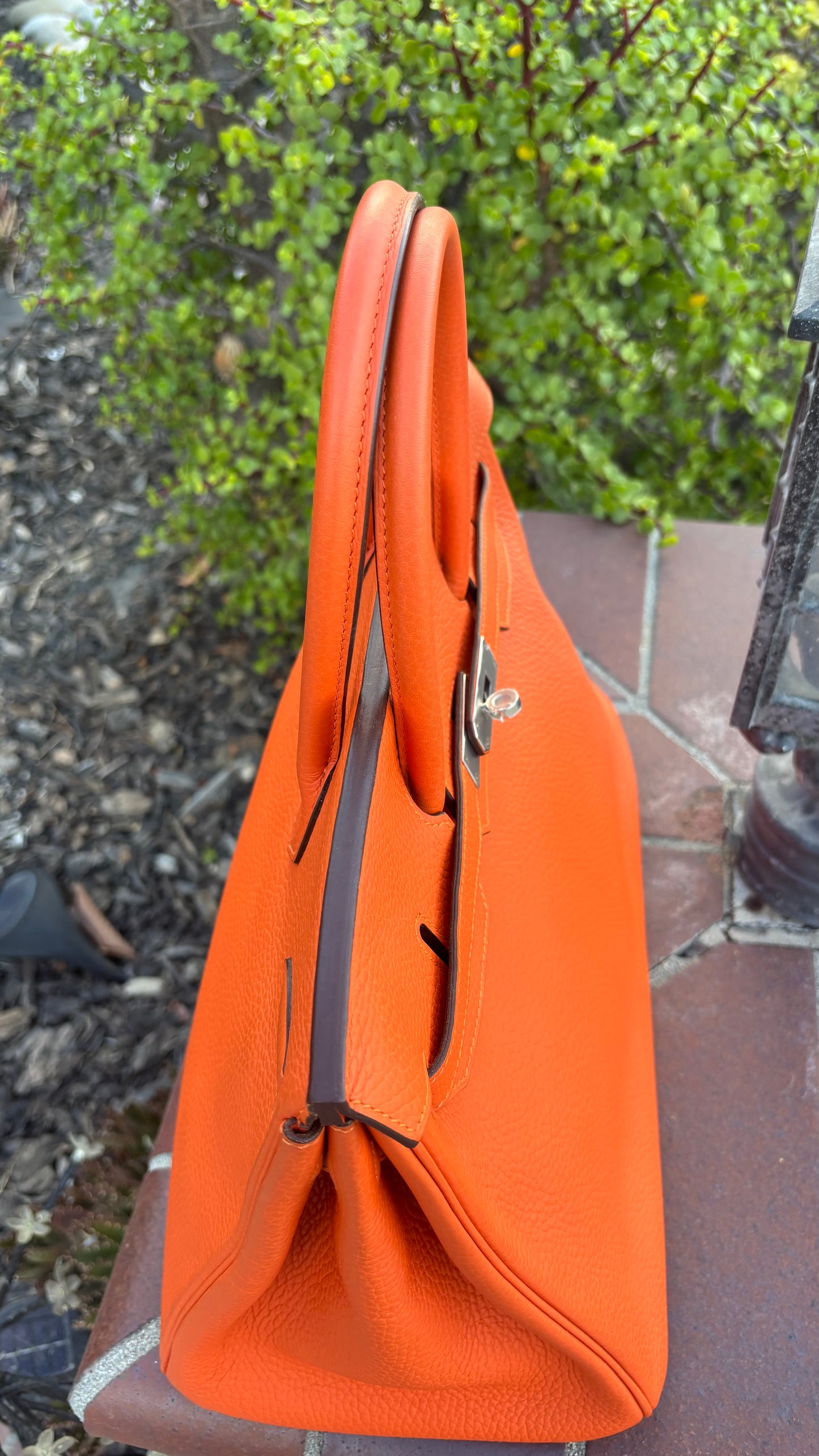 Birkin 35 Orange PHW