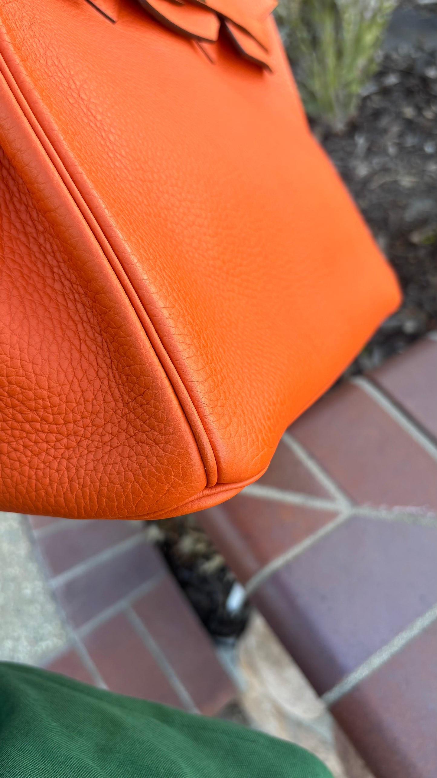 Birkin 35 Orange PHW