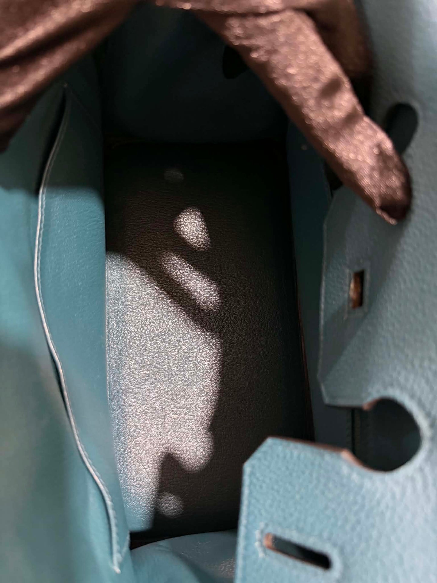 Birkin 30 Togo Blue De Galice GHW