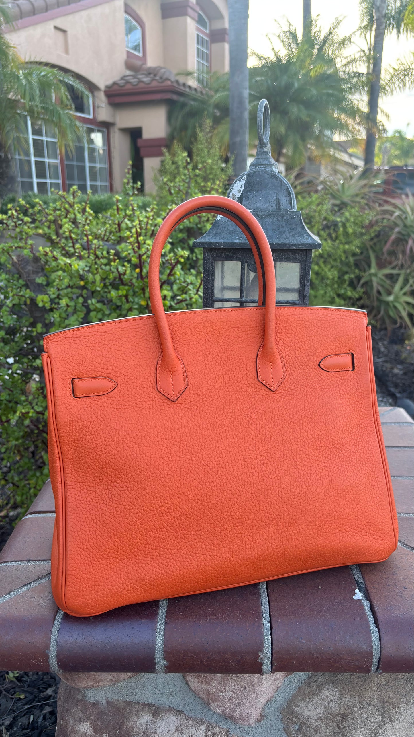 Birkin 35 Orange PHW