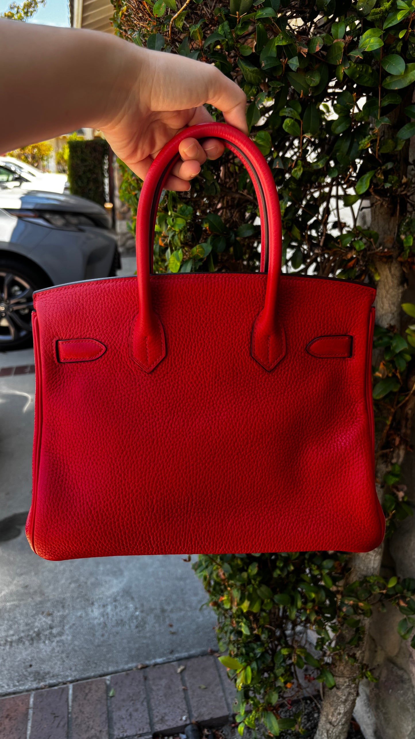 Birkin 30 Clemence Rouge Tomate PHW 2017 (wire price)