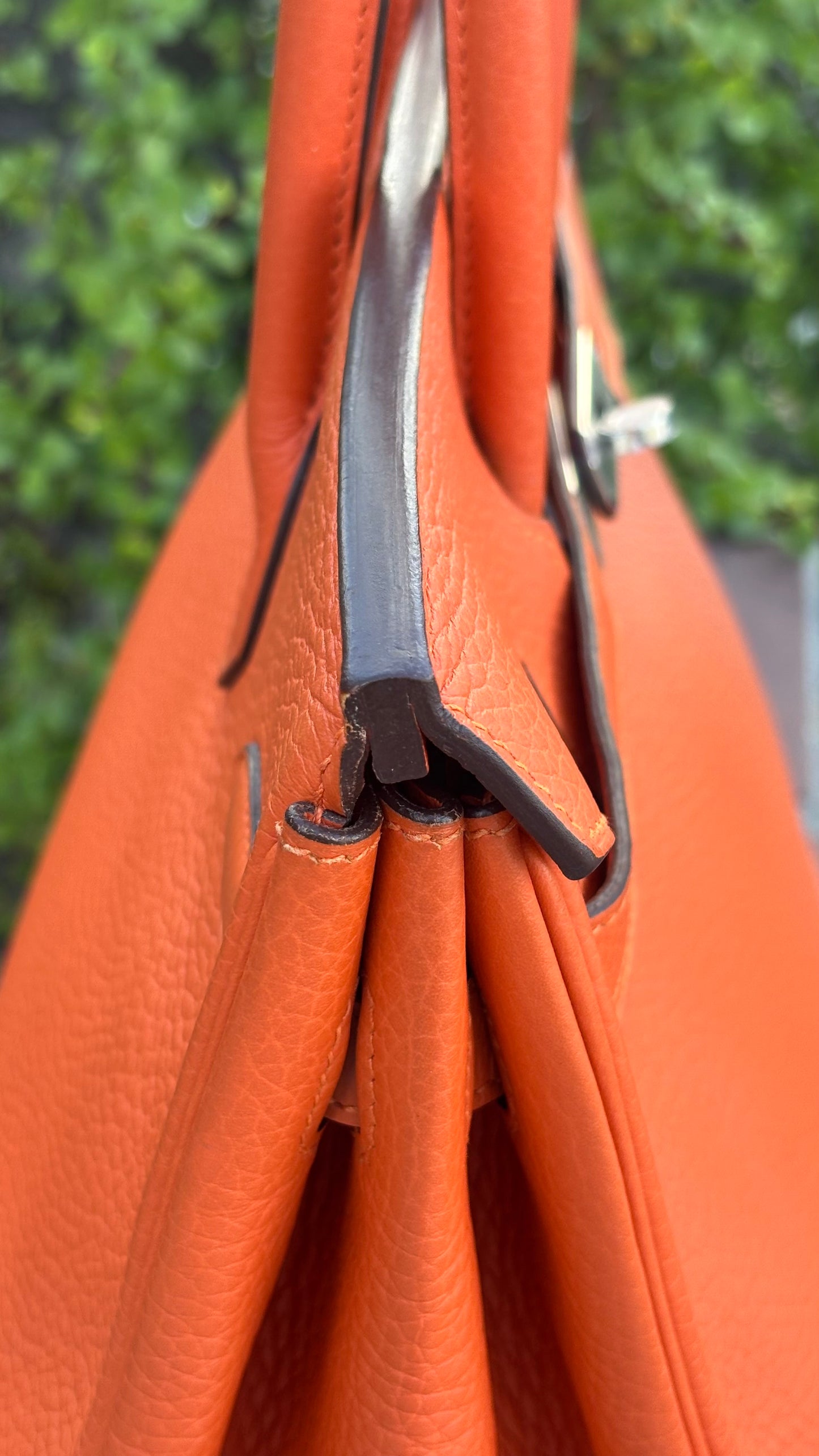 Birkin 35 Orange PHW