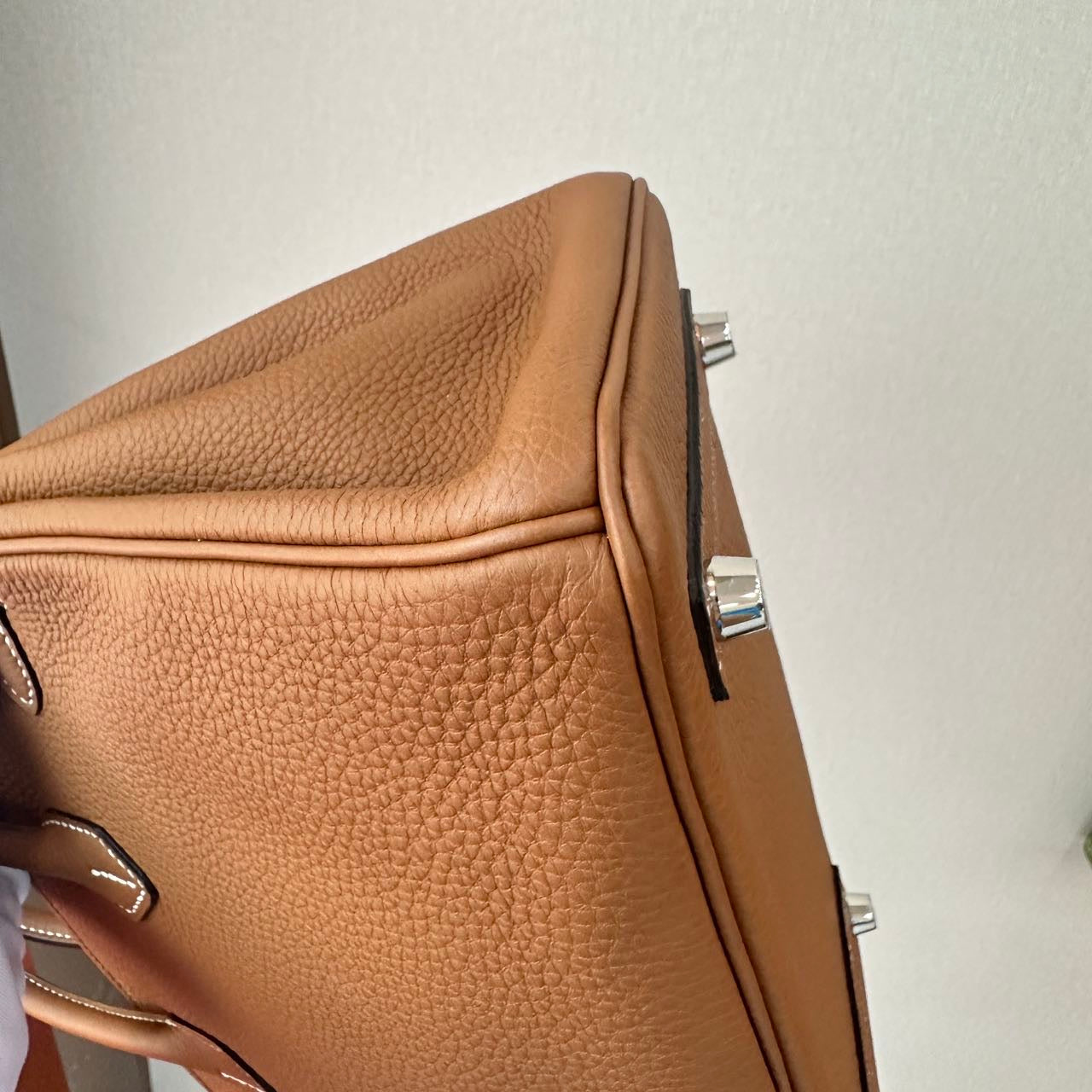 Birkin 25 Togo Gold Brushed PHW