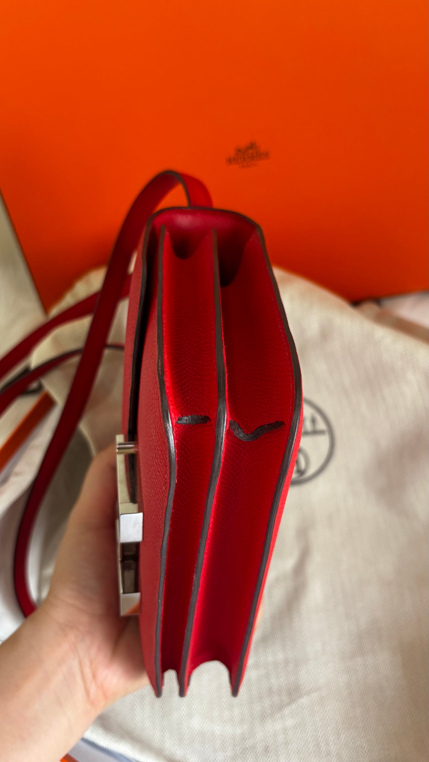 Constance 18 Rouge Casaque Lacquer Hardware