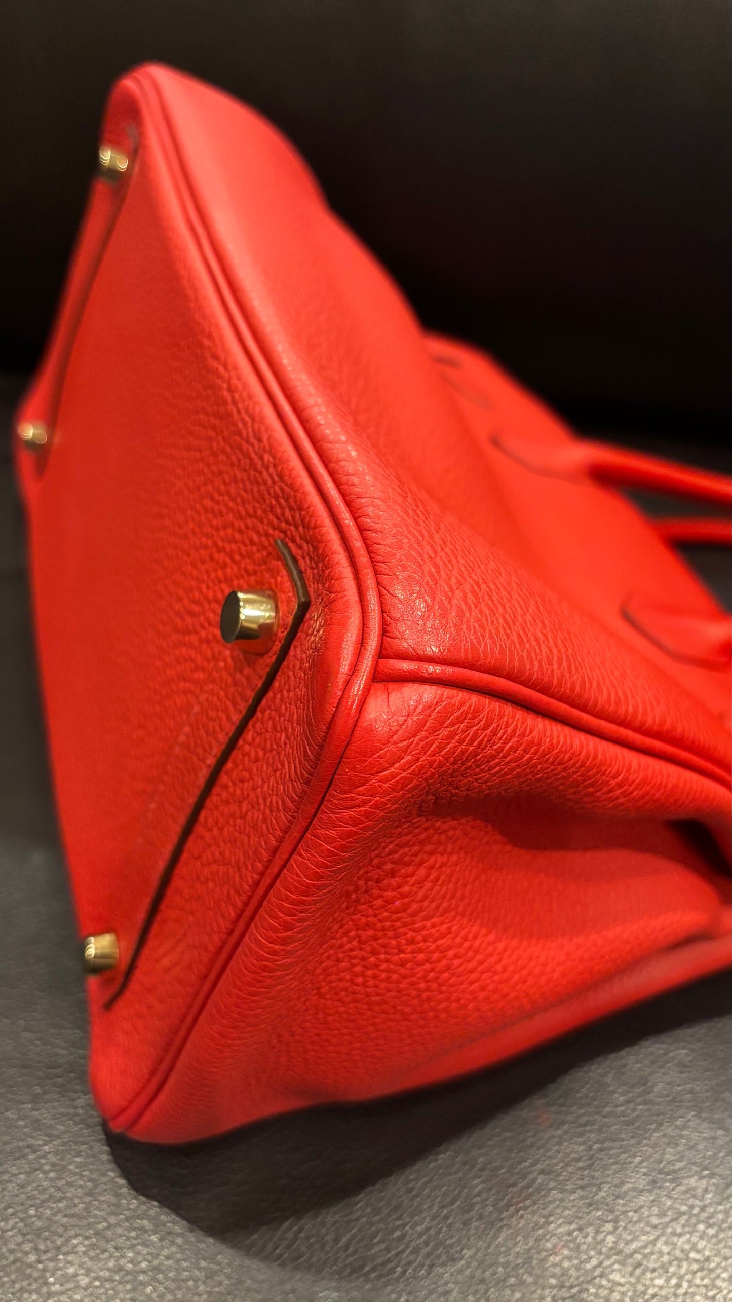 Birkin 30 Togo Vermillion GHW