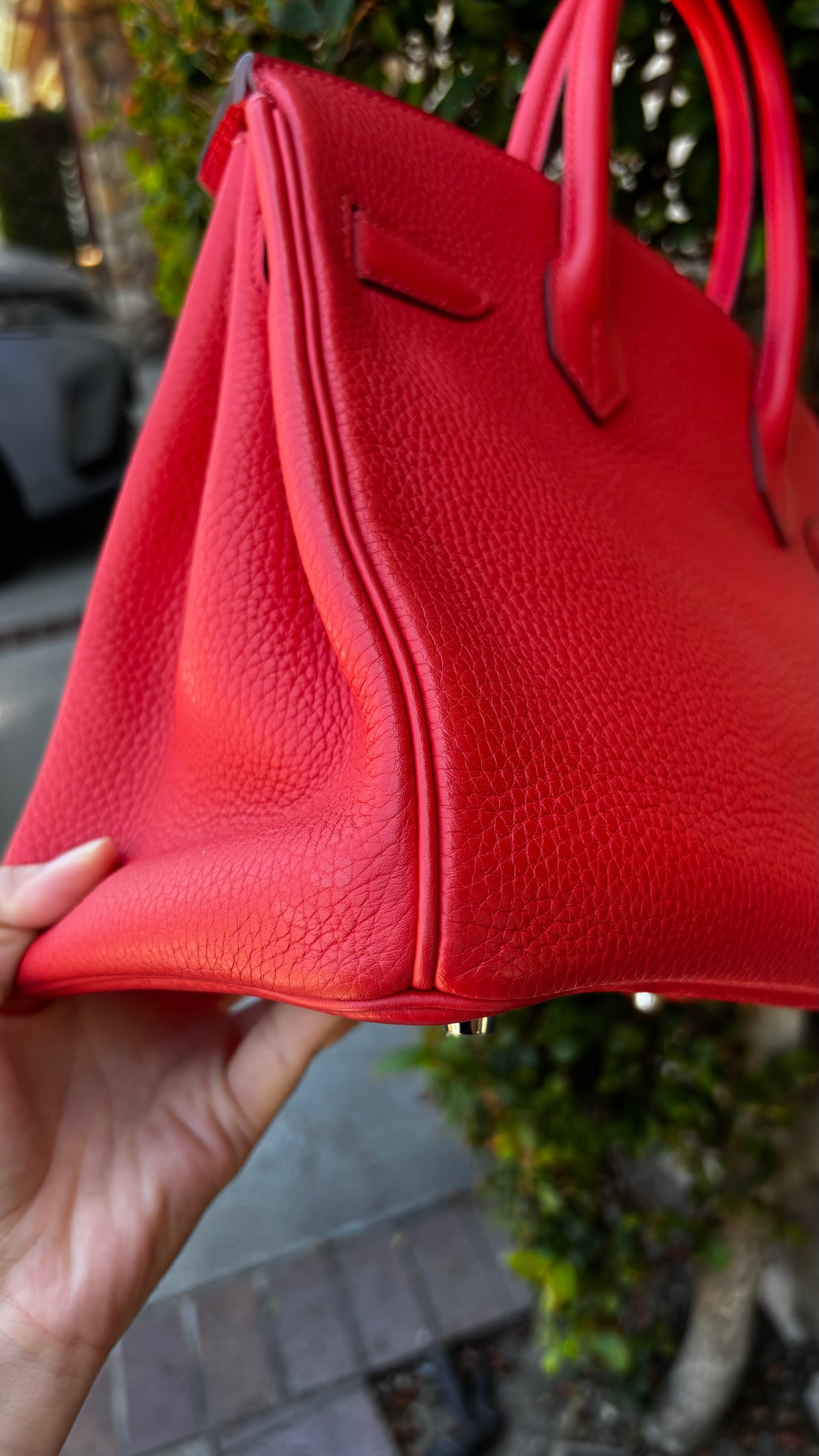 Birkin 30 Clemence Rouge Tomate PHW 2017 (wire price)