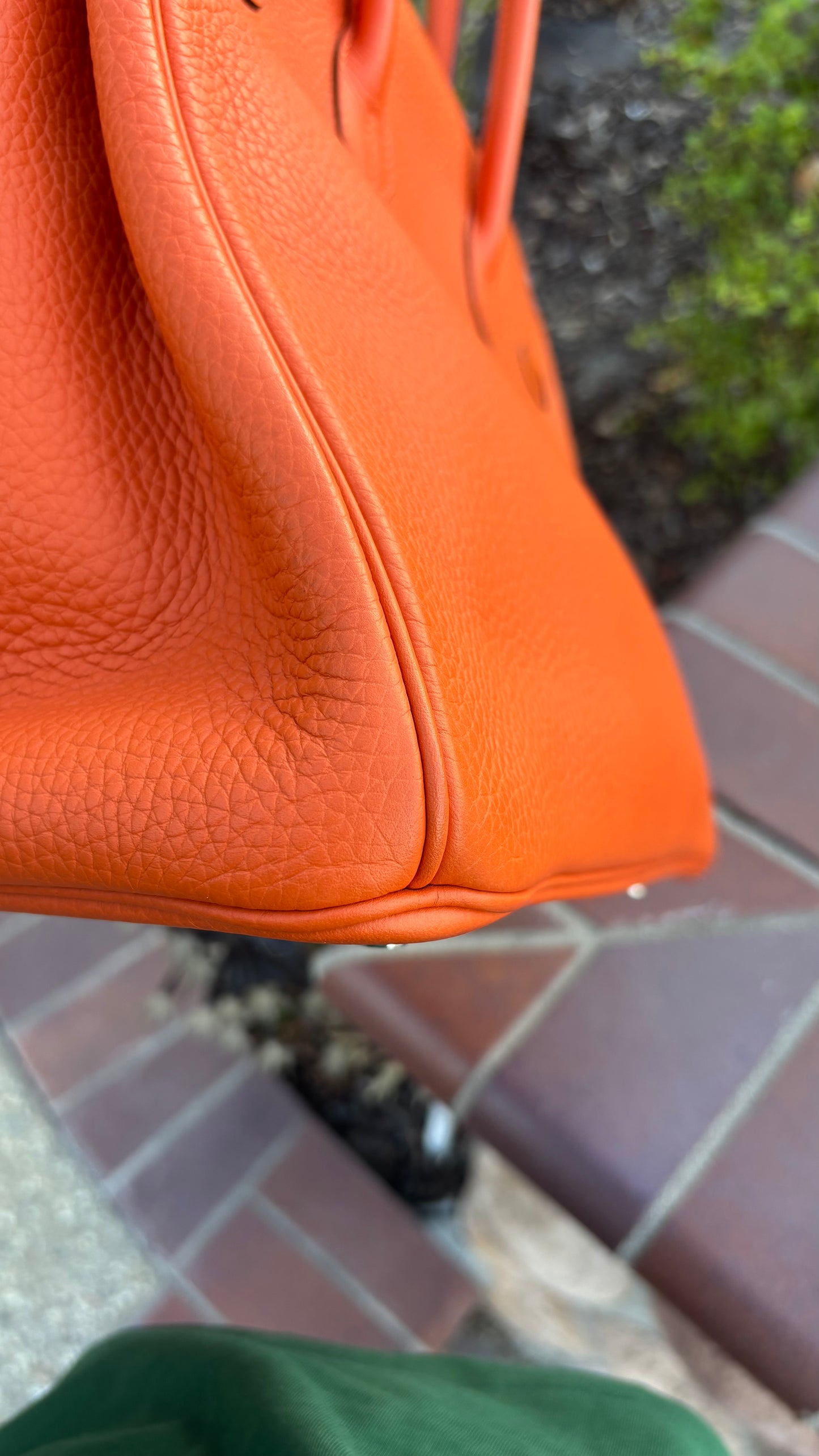 Birkin 35 Orange PHW