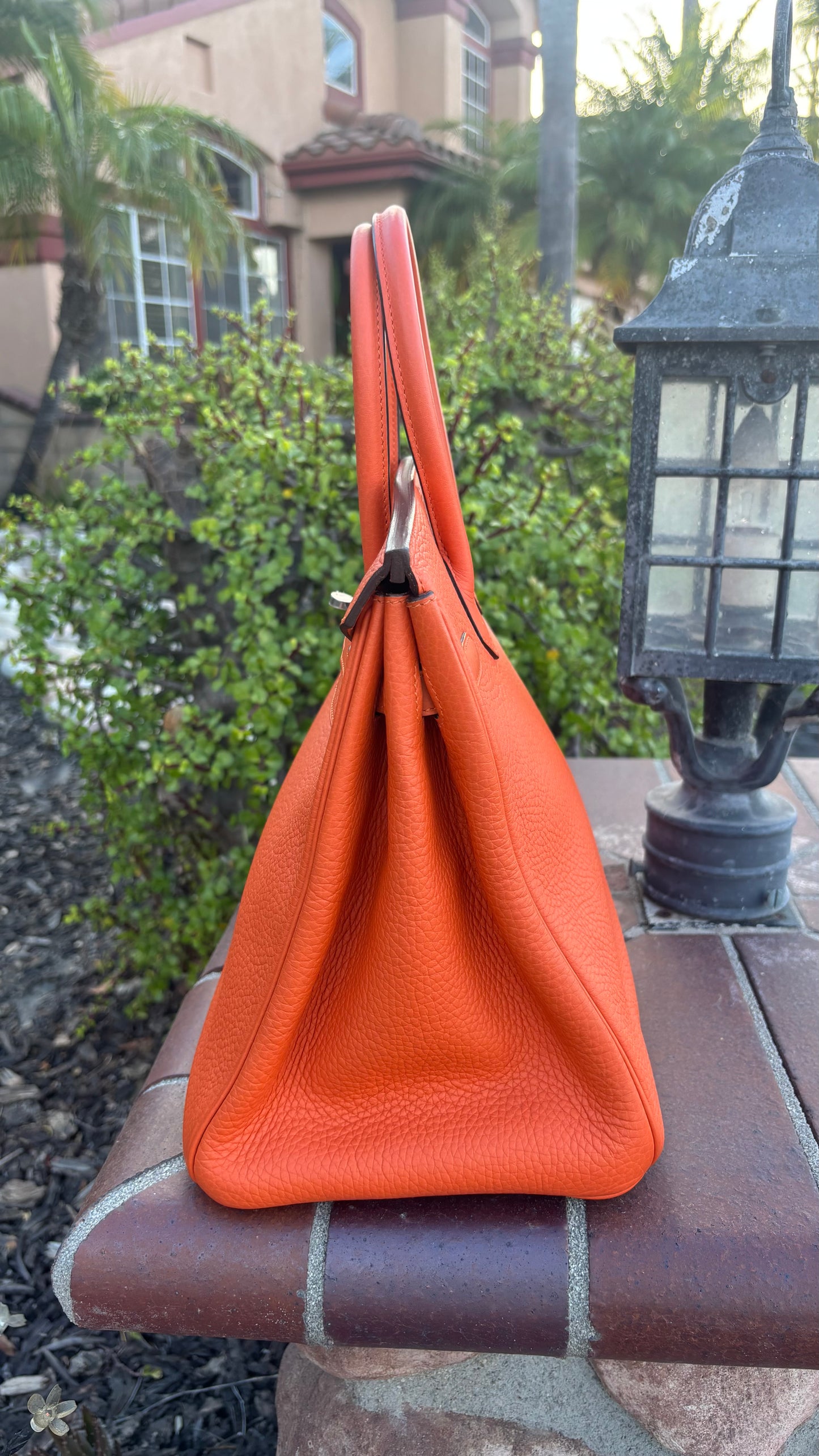 Birkin 35 Orange PHW